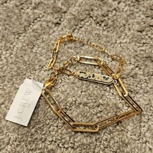 J. Crew Gold Chain Bracelet